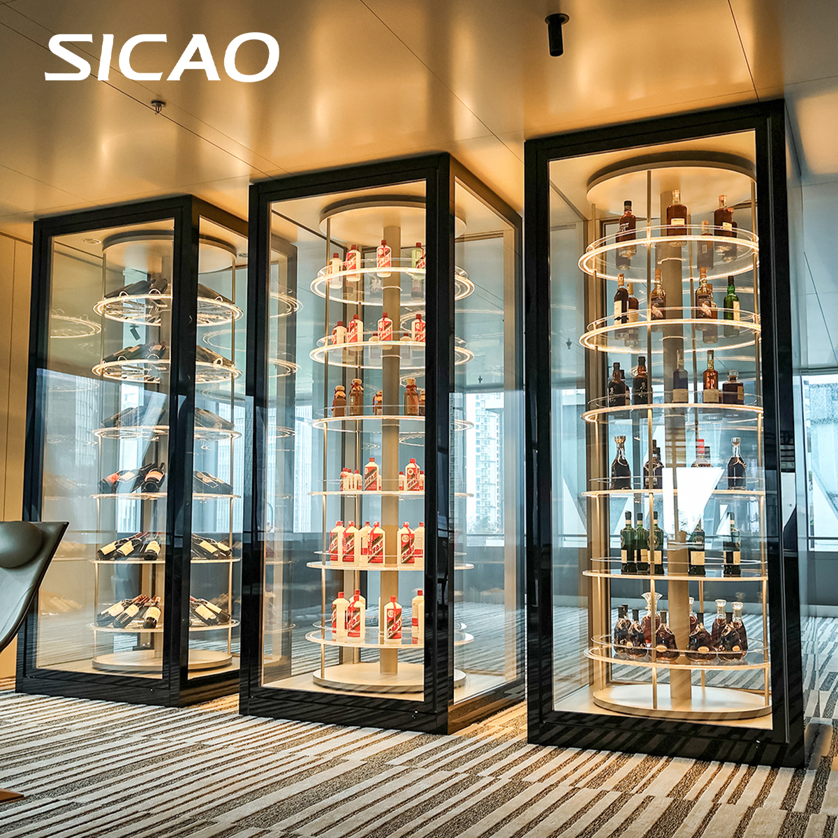 ห้องเก็บไวน์ SICAO แบบกำหนดเอง