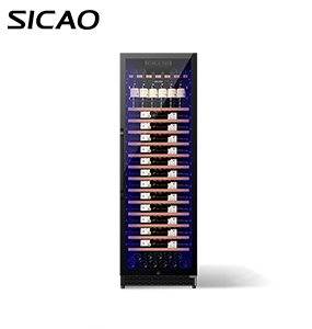 SICAO 470L พัดลมระบายความร้อนคอมเพรสเซอร์โซนเดียวไวน์คูลเลอร์